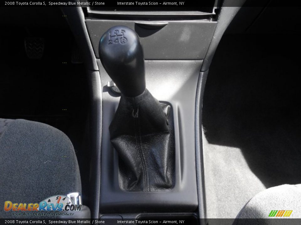 2008 Toyota Corolla S Speedway Blue Metallic / Stone Photo #17