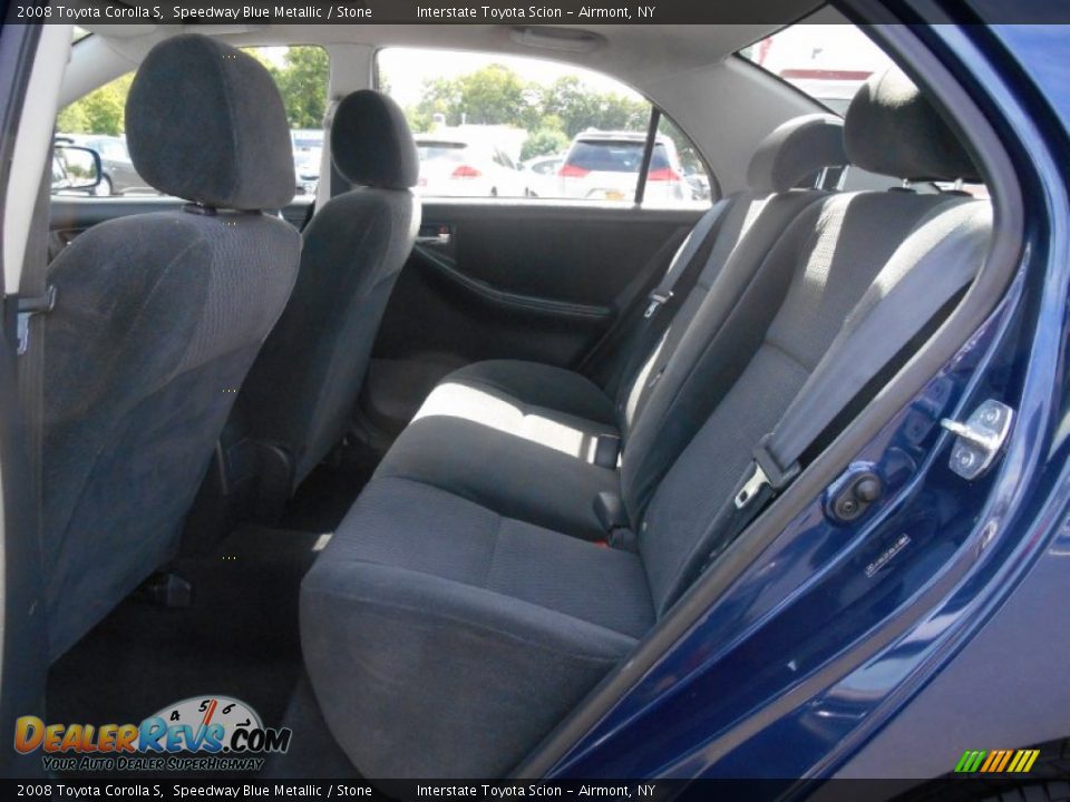 2008 Toyota Corolla S Speedway Blue Metallic / Stone Photo #18