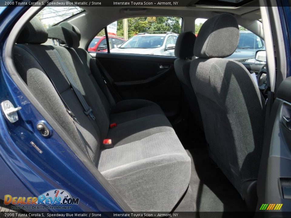 2008 Toyota Corolla S Speedway Blue Metallic / Stone Photo #20