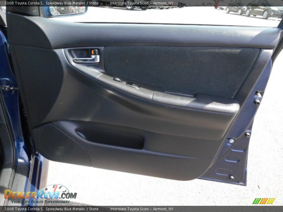 2008 Toyota Corolla S Speedway Blue Metallic / Stone Photo #21