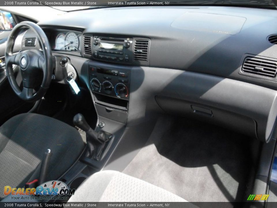 2008 Toyota Corolla S Speedway Blue Metallic / Stone Photo #22