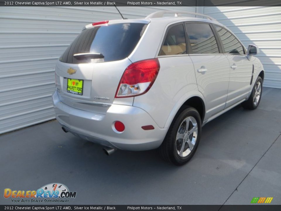 2012 Chevrolet Captiva Sport LTZ AWD Silver Ice Metallic / Black Photo #4