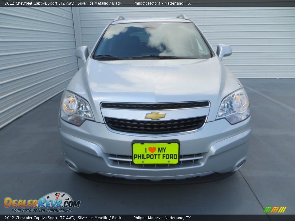 2012 Chevrolet Captiva Sport LTZ AWD Silver Ice Metallic / Black Photo #8