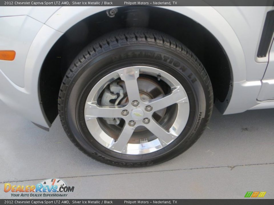 2012 Chevrolet Captiva Sport LTZ AWD Silver Ice Metallic / Black Photo #10