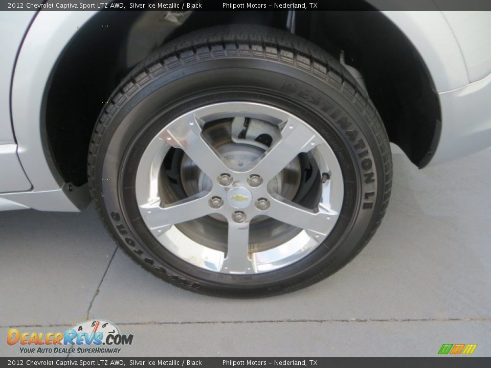 2012 Chevrolet Captiva Sport LTZ AWD Silver Ice Metallic / Black Photo #11