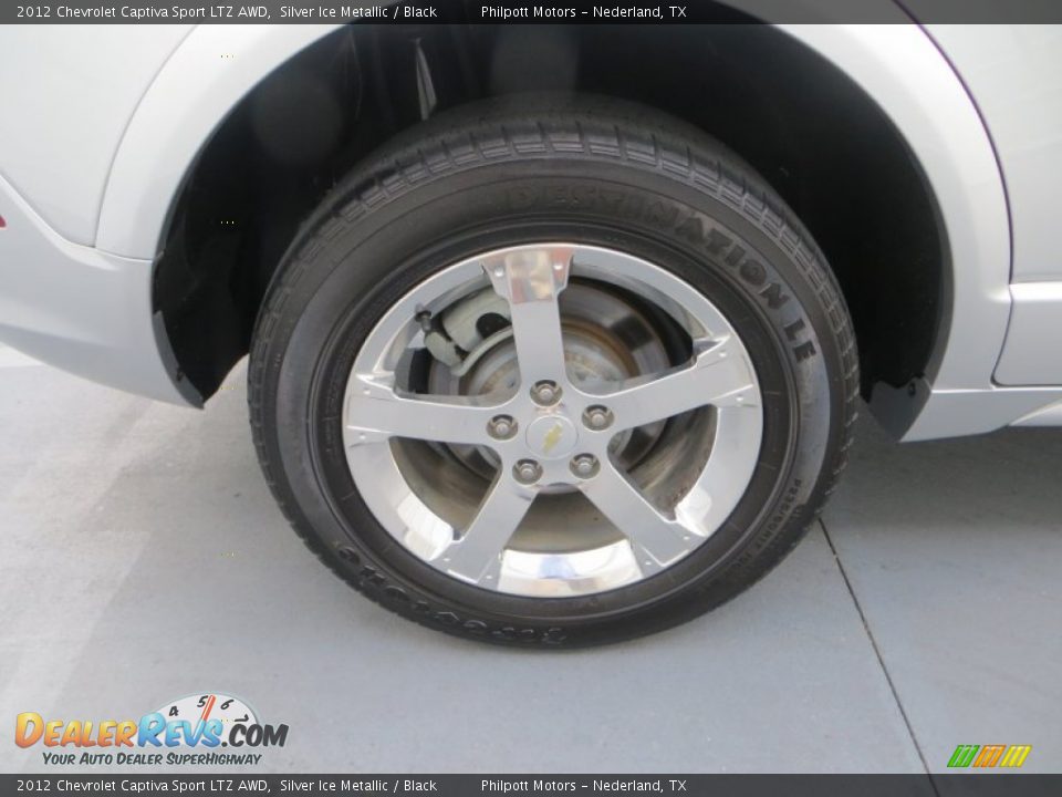 2012 Chevrolet Captiva Sport LTZ AWD Silver Ice Metallic / Black Photo #12
