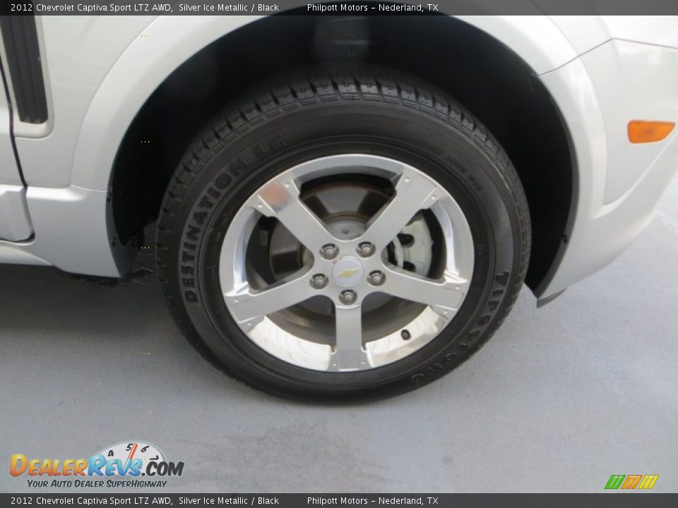 2012 Chevrolet Captiva Sport LTZ AWD Silver Ice Metallic / Black Photo #13