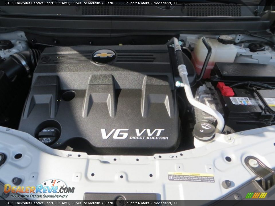 2012 Chevrolet Captiva Sport LTZ AWD Silver Ice Metallic / Black Photo #18