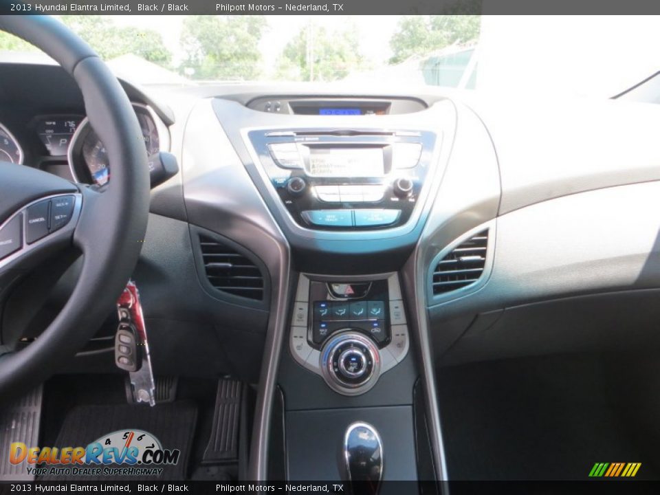 2013 Hyundai Elantra Limited Black / Black Photo #26