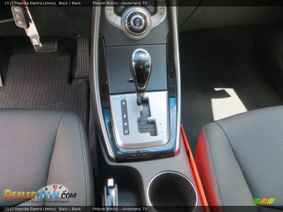 2013 Hyundai Elantra Limited Black / Black Photo #27
