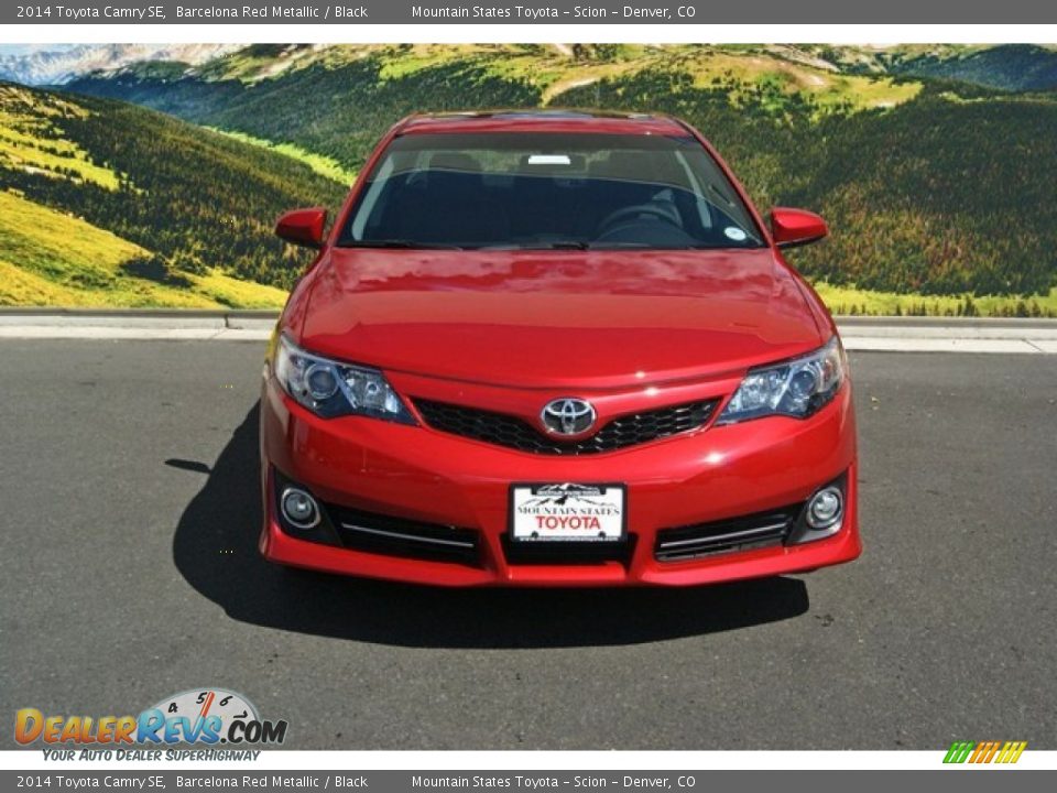 2014 Toyota Camry SE Barcelona Red Metallic / Black Photo #2