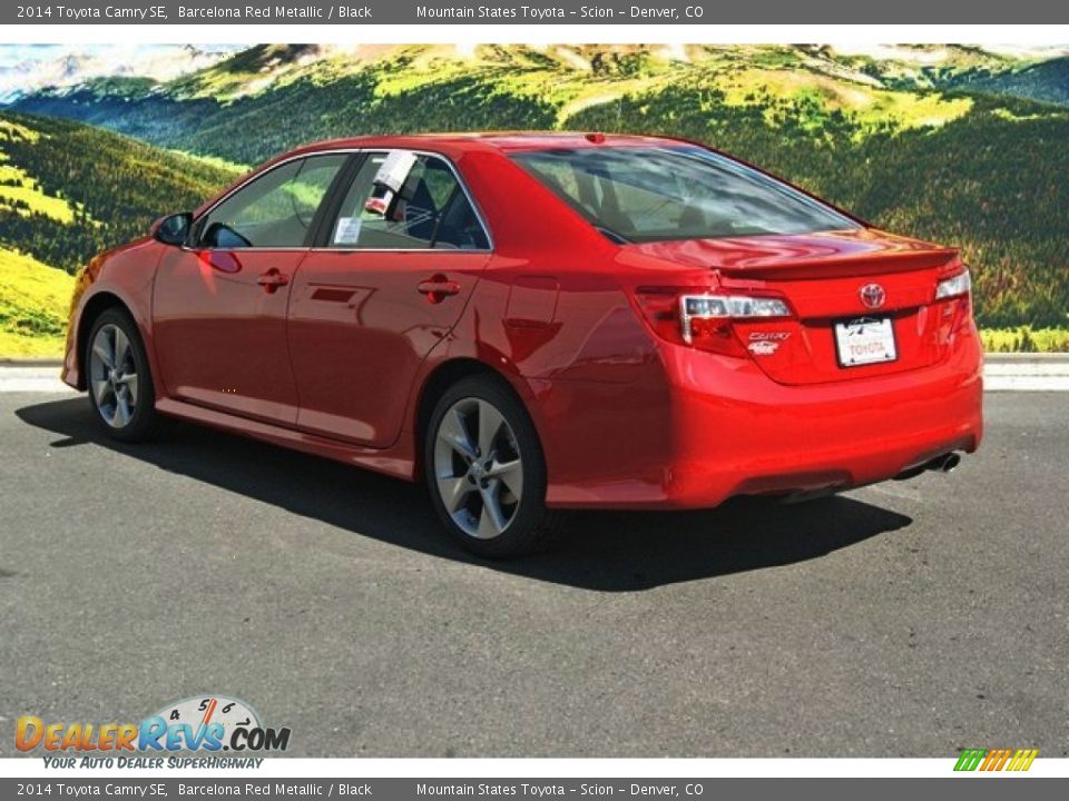 2014 Toyota Camry SE Barcelona Red Metallic / Black Photo #3