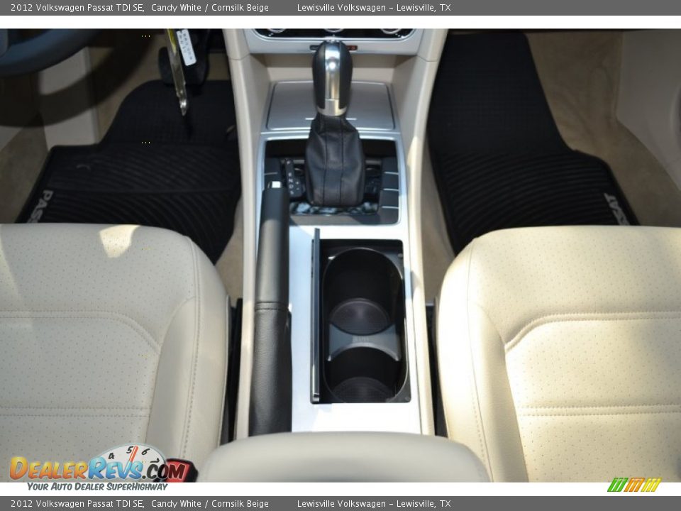 2012 Volkswagen Passat TDI SE Candy White / Cornsilk Beige Photo #18