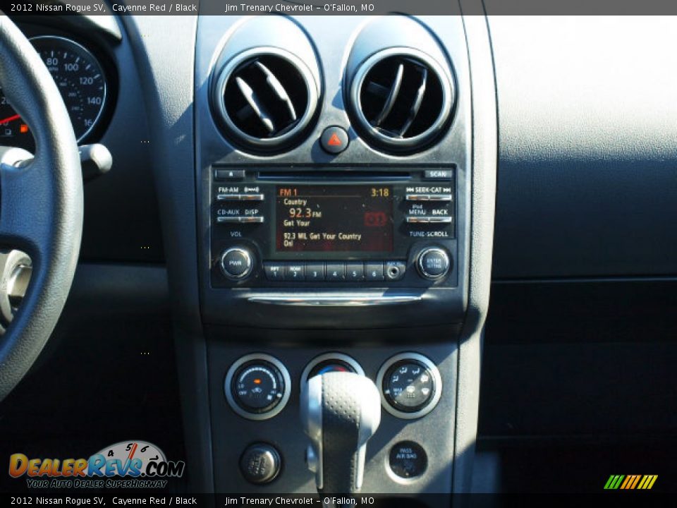 2012 Nissan Rogue SV Cayenne Red / Black Photo #12