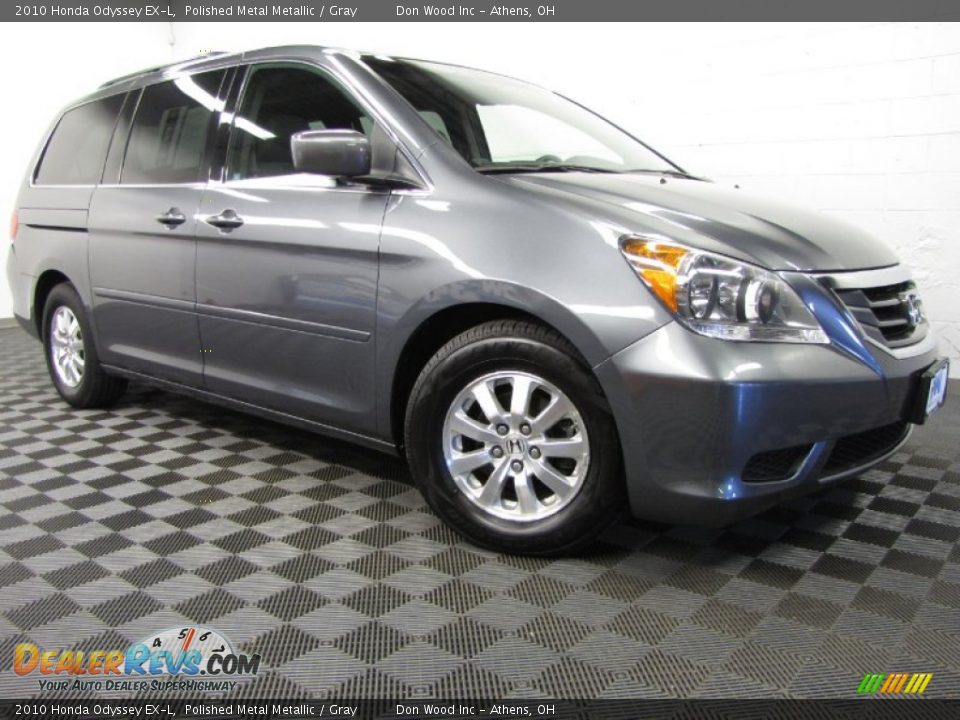 2010 Honda Odyssey EX-L Polished Metal Metallic / Gray Photo #1