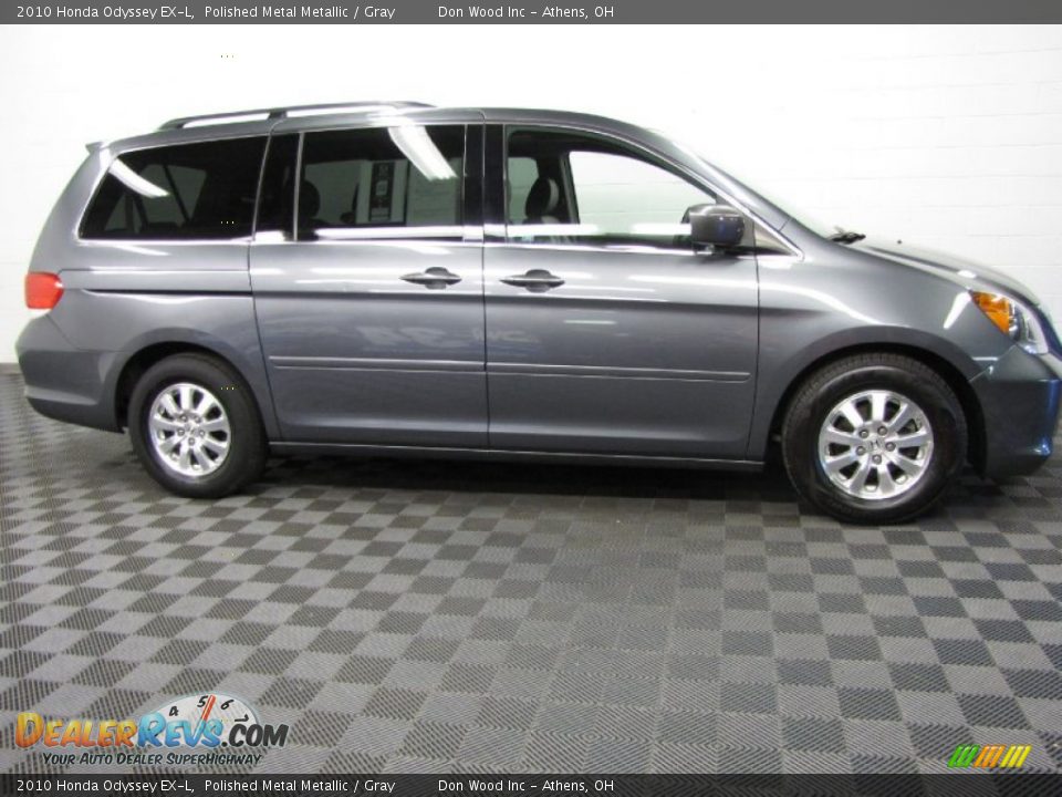 2010 Honda Odyssey EX-L Polished Metal Metallic / Gray Photo #3