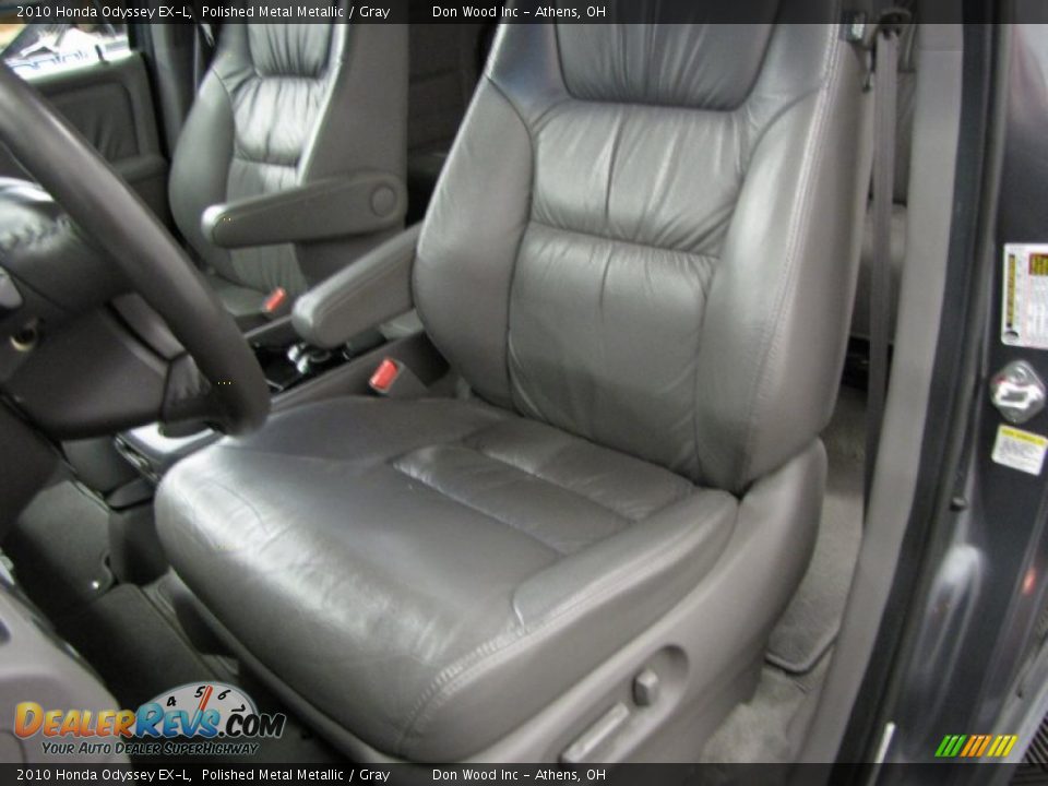 2010 Honda Odyssey EX-L Polished Metal Metallic / Gray Photo #7