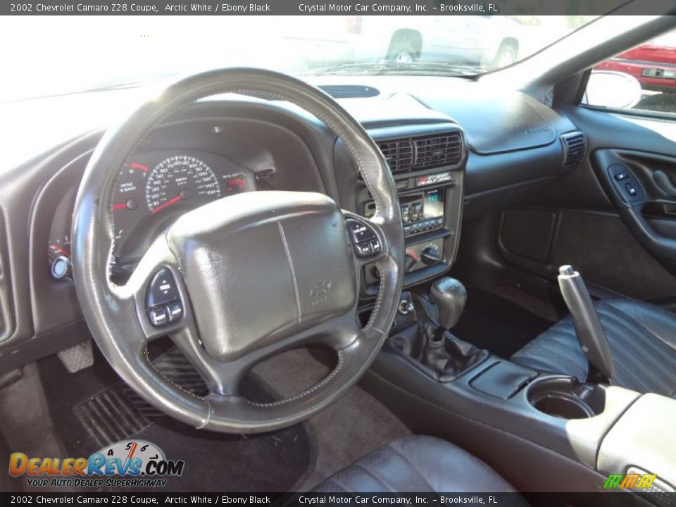 2002 Chevrolet Camaro Z28 Coupe Arctic White / Ebony Black Photo #6