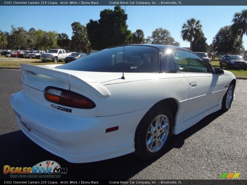 2002 Chevrolet Camaro Z28 Coupe Arctic White / Ebony Black Photo #8