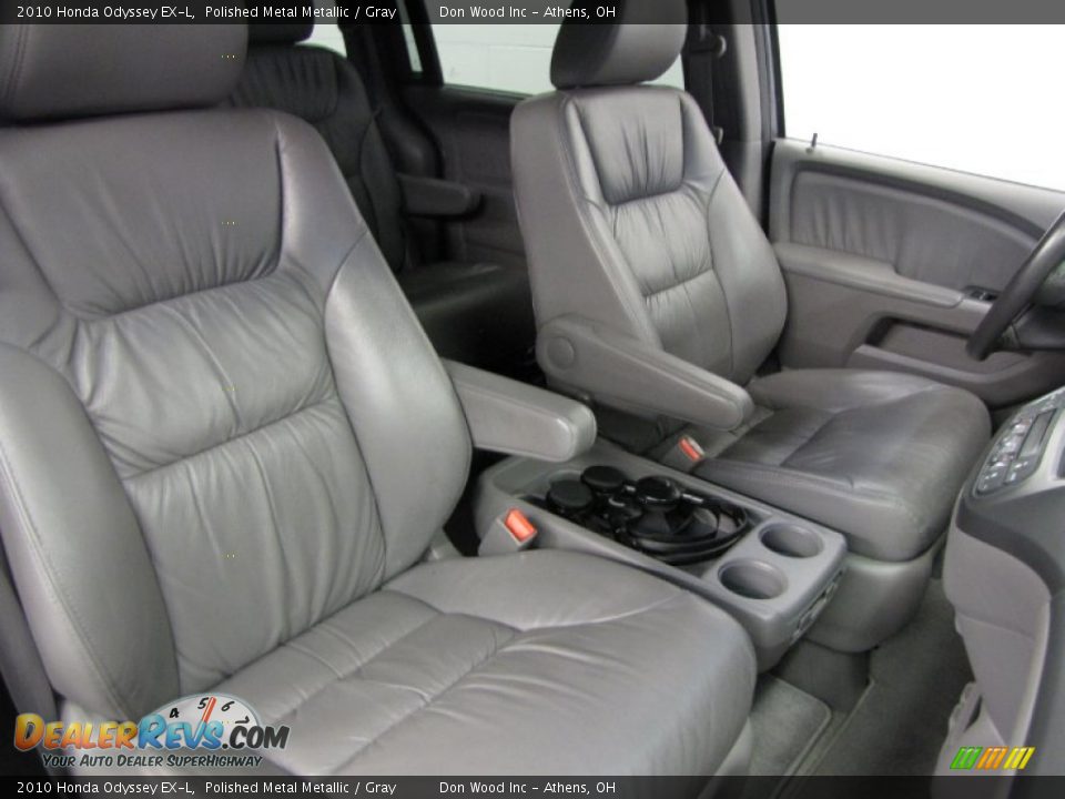 2010 Honda Odyssey EX-L Polished Metal Metallic / Gray Photo #12