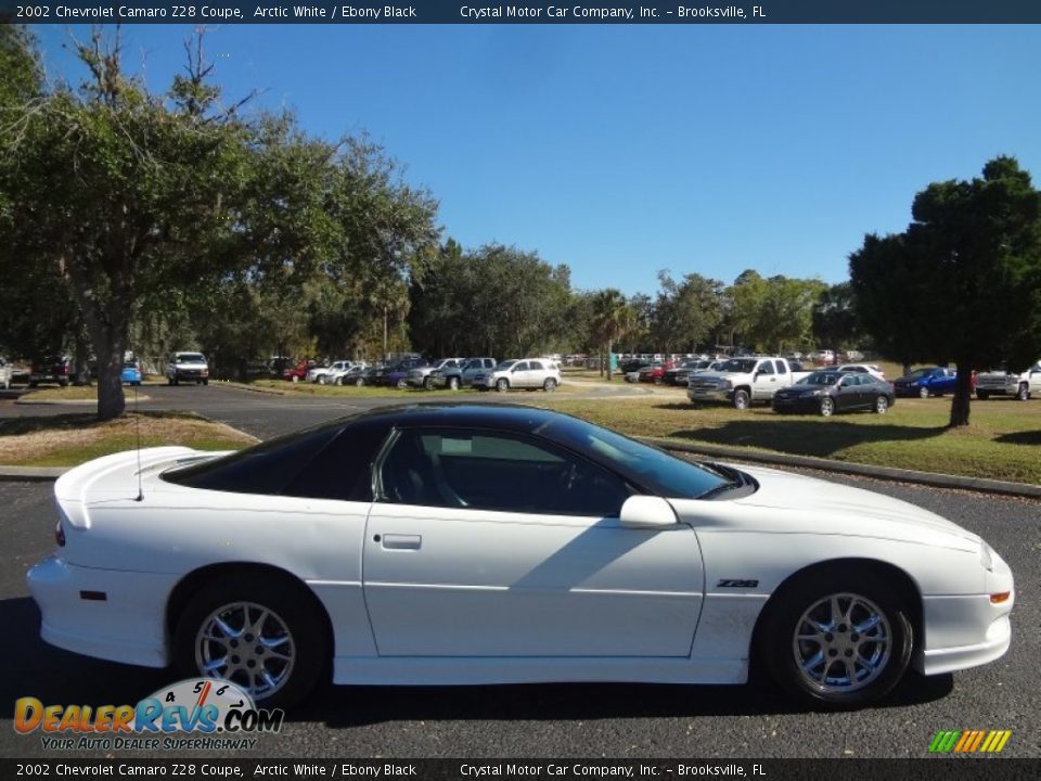 2002 Chevrolet Camaro Z28 Coupe Arctic White / Ebony Black Photo #9