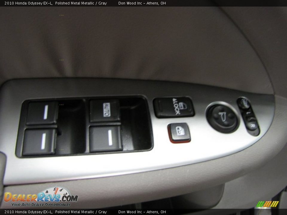 2010 Honda Odyssey EX-L Polished Metal Metallic / Gray Photo #14