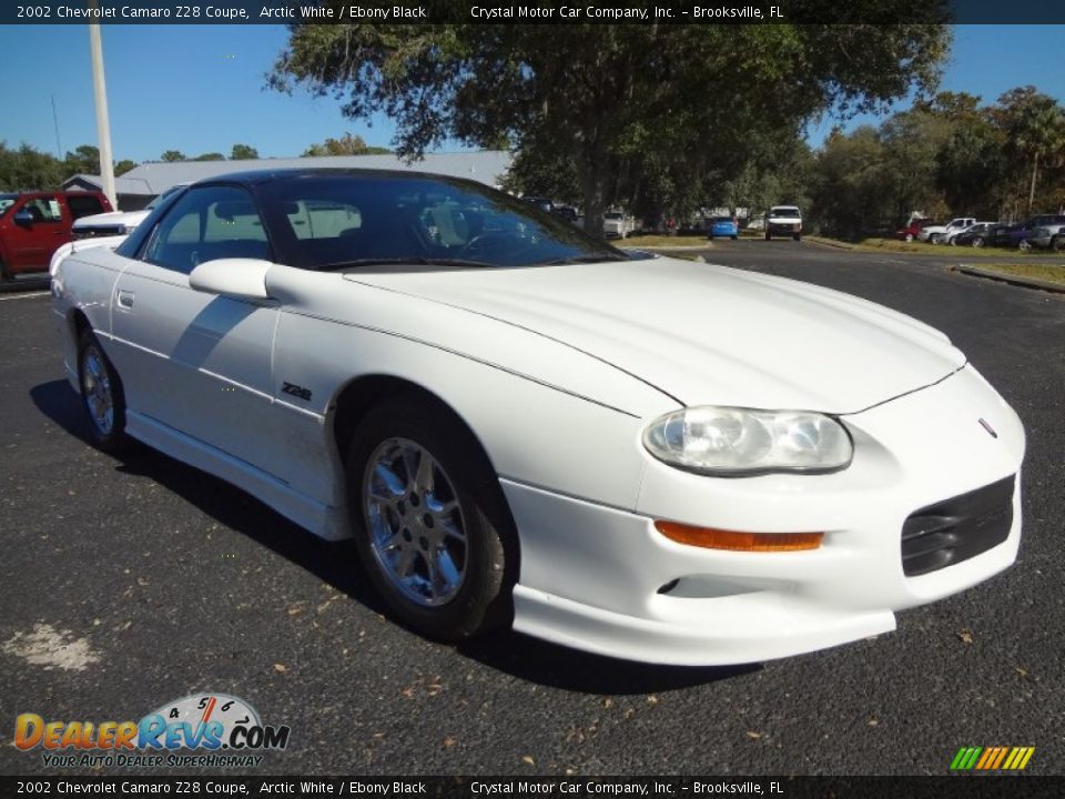 2002 Chevrolet Camaro Z28 Coupe Arctic White / Ebony Black Photo #10