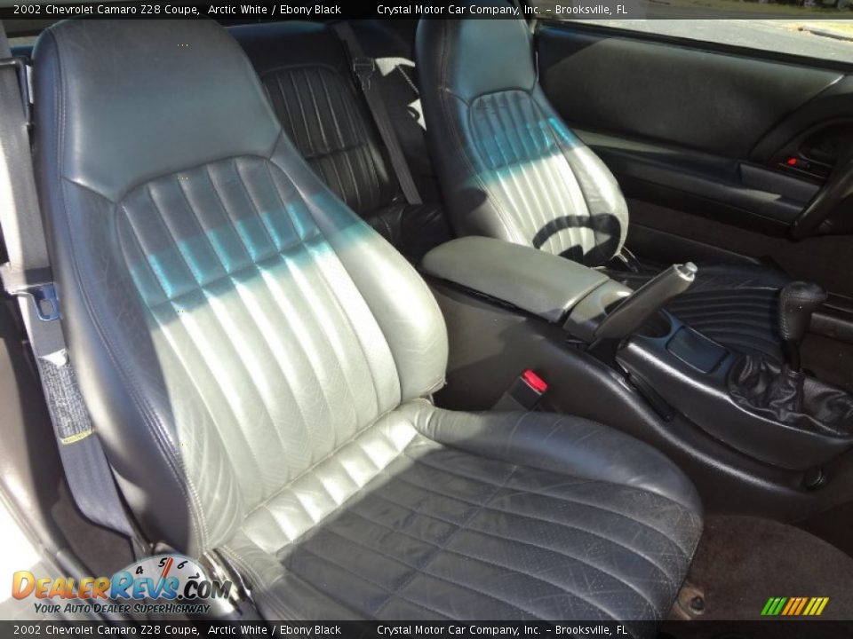 2002 Chevrolet Camaro Z28 Coupe Arctic White / Ebony Black Photo #12