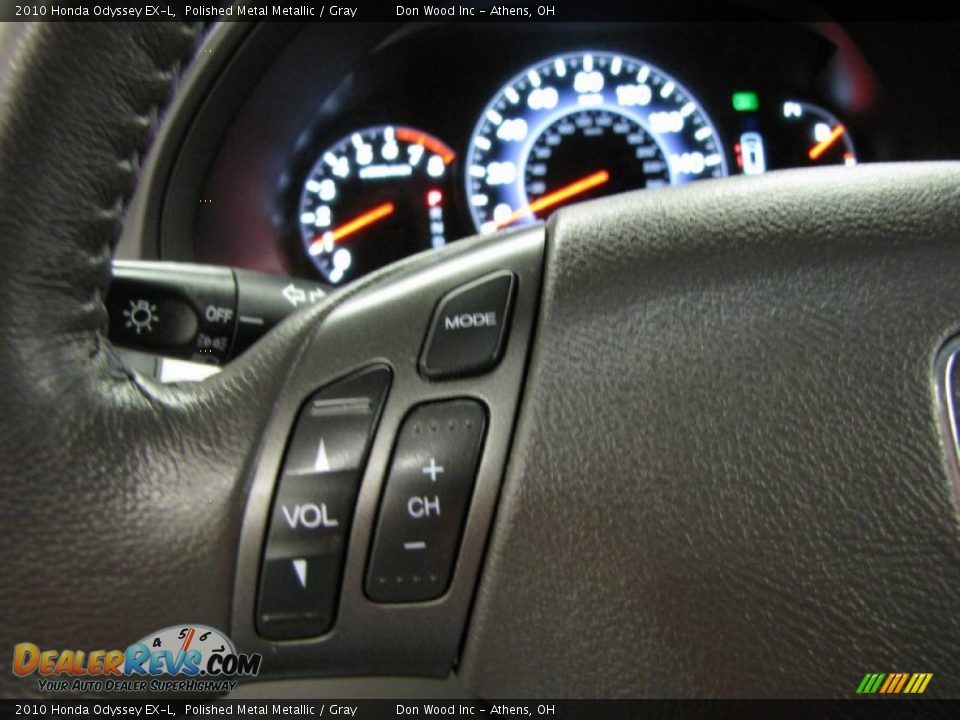 2010 Honda Odyssey EX-L Polished Metal Metallic / Gray Photo #17