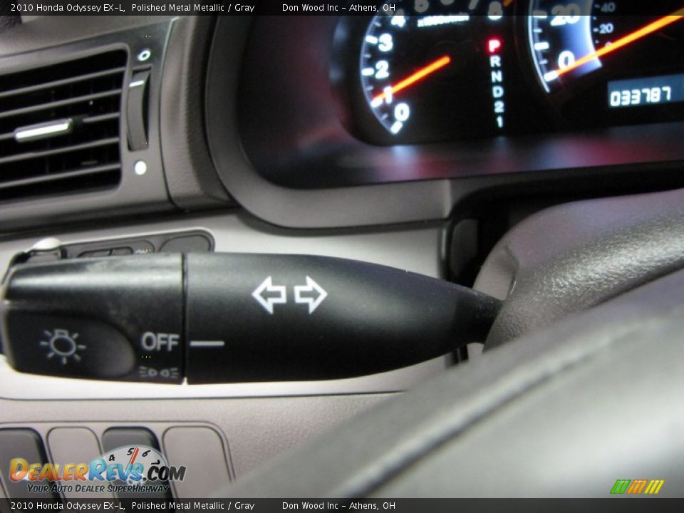 2010 Honda Odyssey EX-L Polished Metal Metallic / Gray Photo #18