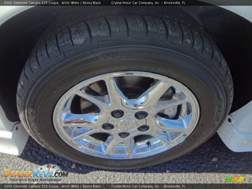 2002 Chevrolet Camaro Z28 Coupe Arctic White / Ebony Black Photo #14