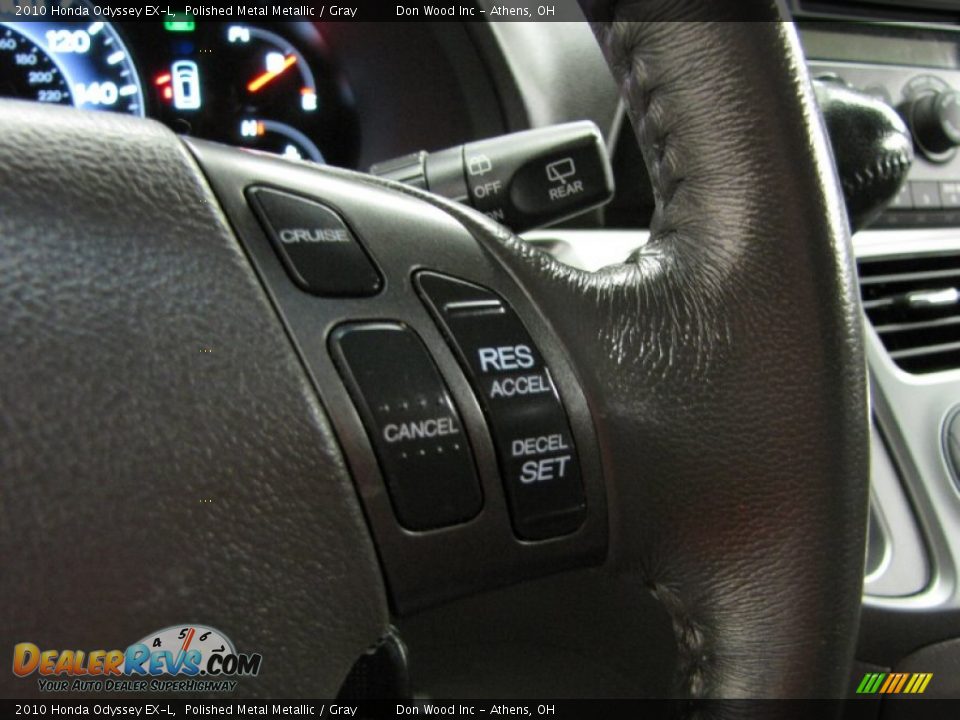 2010 Honda Odyssey EX-L Polished Metal Metallic / Gray Photo #20