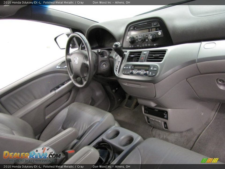 2010 Honda Odyssey EX-L Polished Metal Metallic / Gray Photo #23