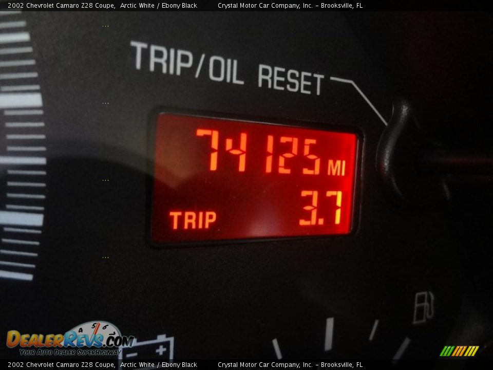 2002 Chevrolet Camaro Z28 Coupe Arctic White / Ebony Black Photo #18