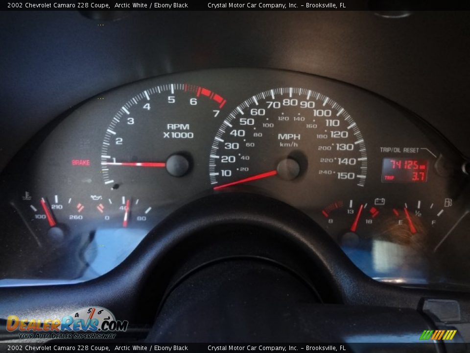 2002 Chevrolet Camaro Z28 Coupe Arctic White / Ebony Black Photo #19