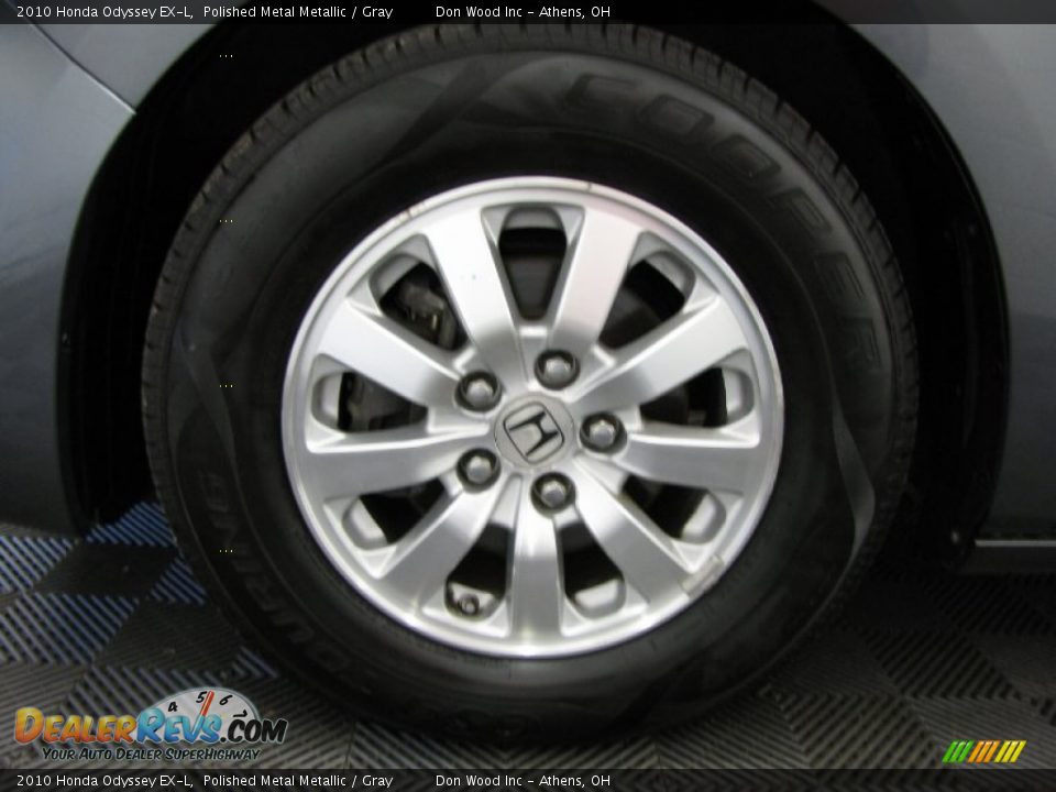 2010 Honda Odyssey EX-L Polished Metal Metallic / Gray Photo #27
