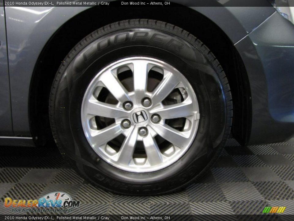 2010 Honda Odyssey EX-L Polished Metal Metallic / Gray Photo #28