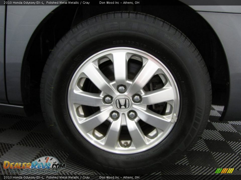 2010 Honda Odyssey EX-L Polished Metal Metallic / Gray Photo #29