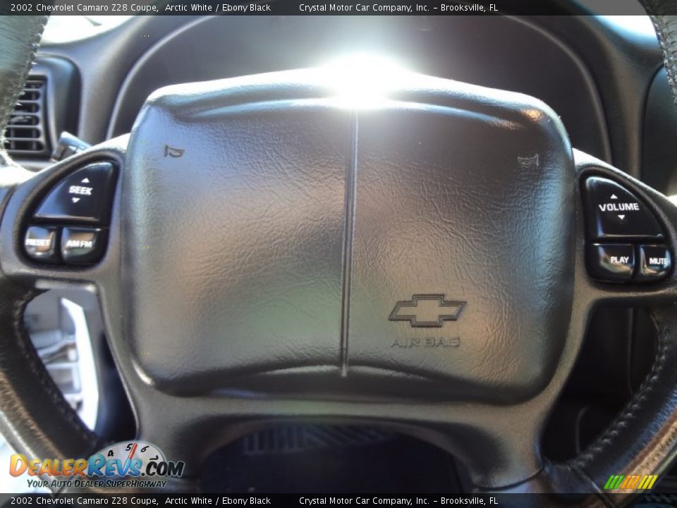 2002 Chevrolet Camaro Z28 Coupe Arctic White / Ebony Black Photo #23