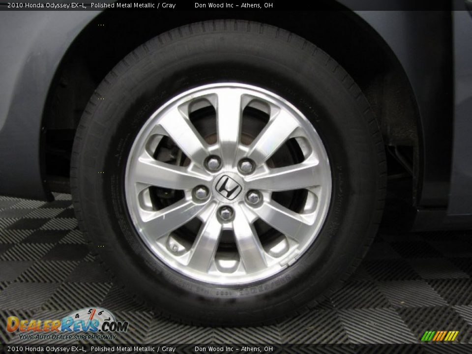 2010 Honda Odyssey EX-L Polished Metal Metallic / Gray Photo #30