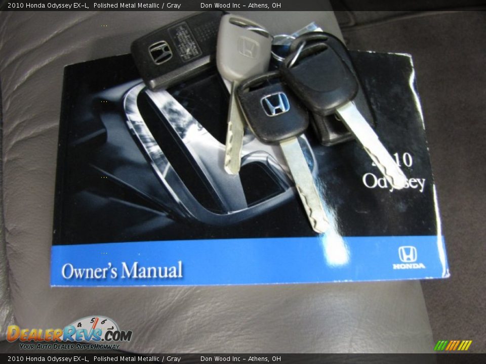 2010 Honda Odyssey EX-L Polished Metal Metallic / Gray Photo #31