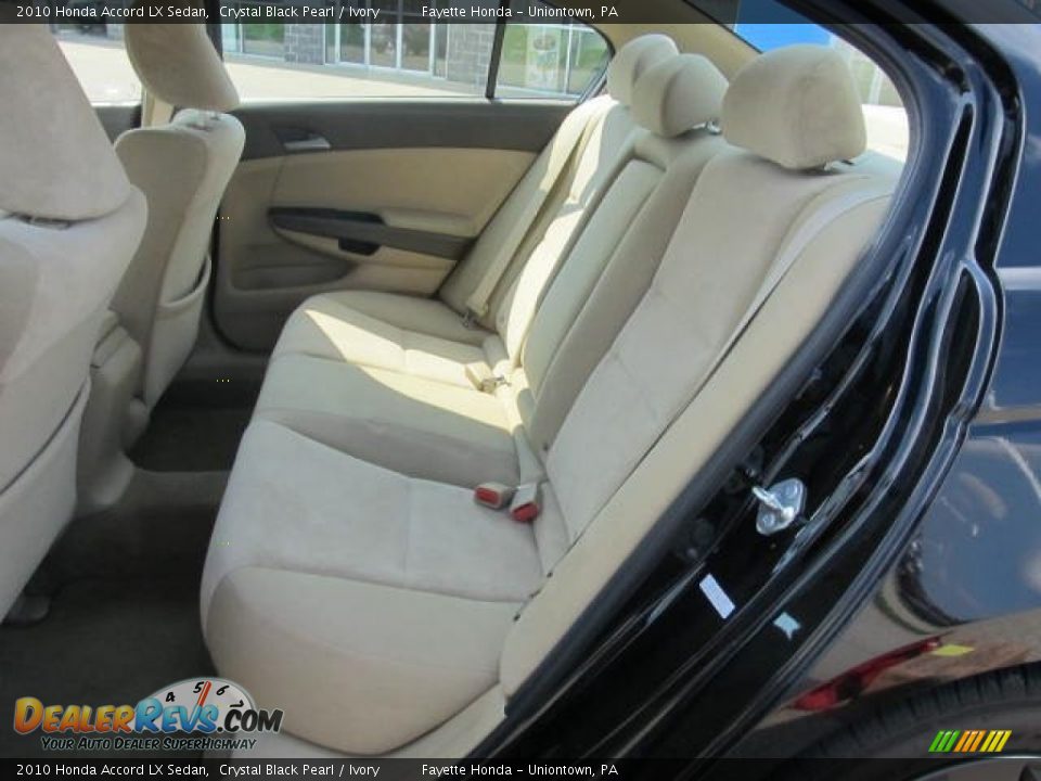 2010 Honda Accord LX Sedan Crystal Black Pearl / Ivory Photo #8