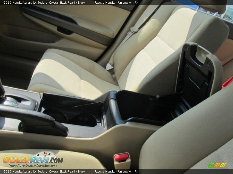 2010 Honda Accord LX Sedan Crystal Black Pearl / Ivory Photo #14