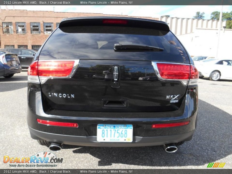 2012 Lincoln MKX AWD Black / Charcoal Black Photo #8