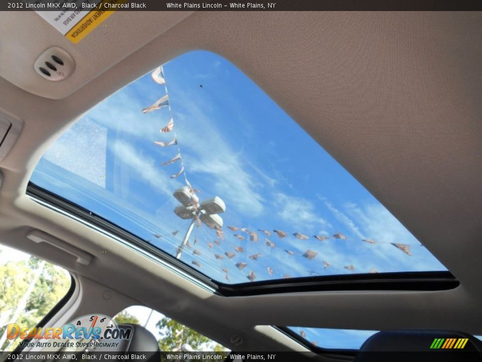 2012 Lincoln MKX AWD Black / Charcoal Black Photo #18