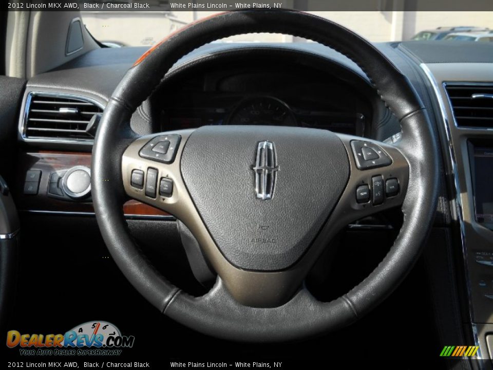 2012 Lincoln MKX AWD Steering Wheel Photo #20