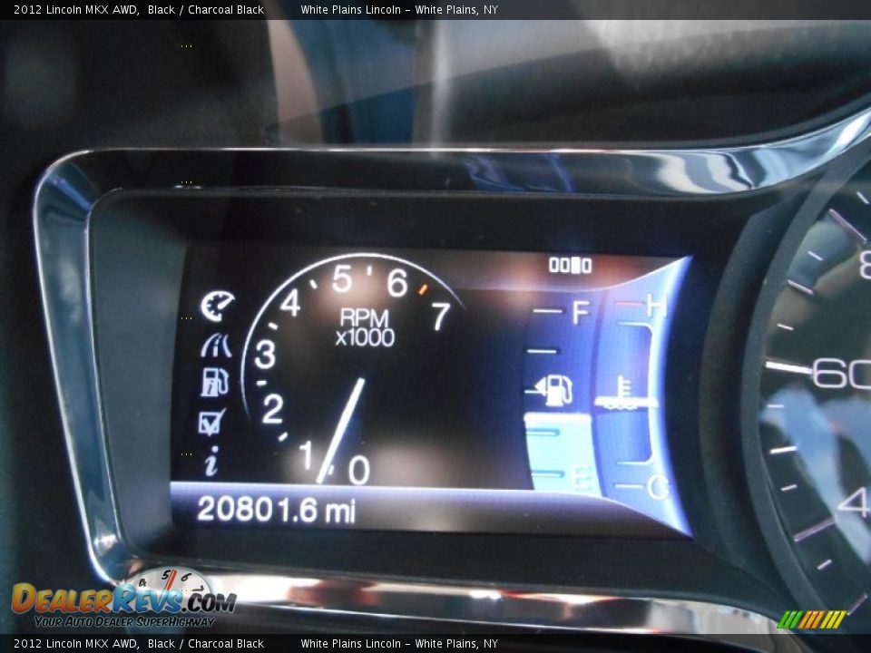 2012 Lincoln MKX AWD Black / Charcoal Black Photo #23