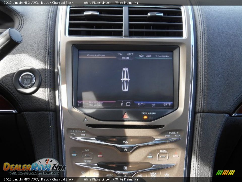 2012 Lincoln MKX AWD Black / Charcoal Black Photo #24