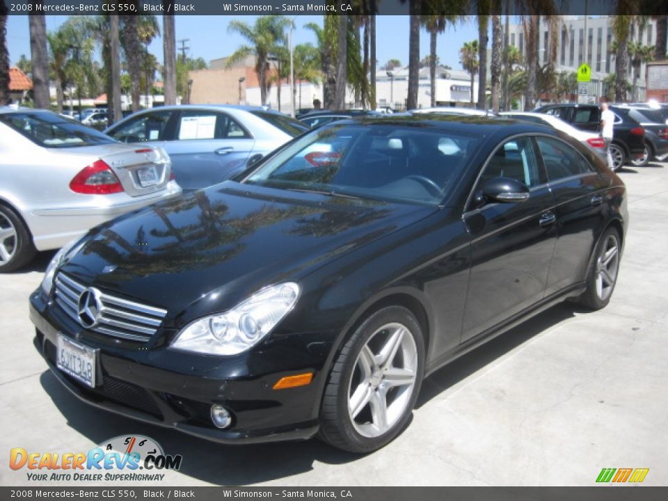 2008 Mercedes-Benz CLS 550 Black / Black Photo #5