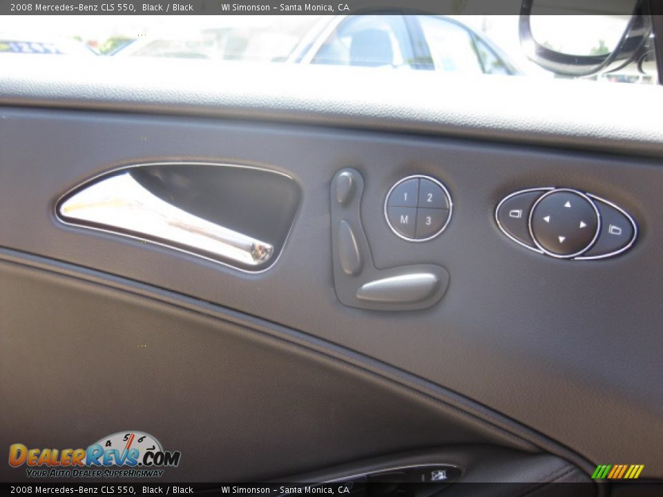2008 Mercedes-Benz CLS 550 Black / Black Photo #7